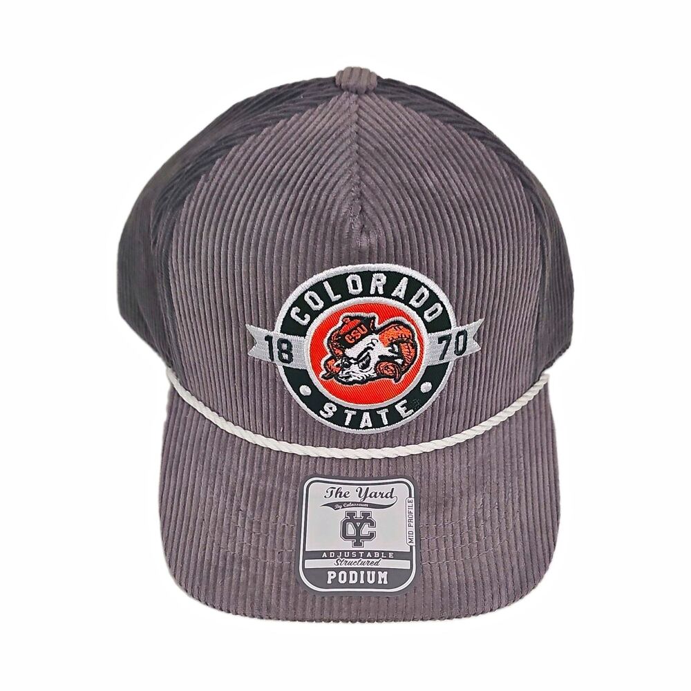Colorado State Rams Corduroy Rope Hat The Yard Colosseum Retro CAM Mascot Cap